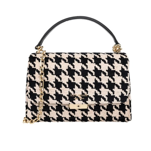 kate spade Handbags - Kate Spade New York Women's Carlyle Houndstooth Medium Shoulder Handbag